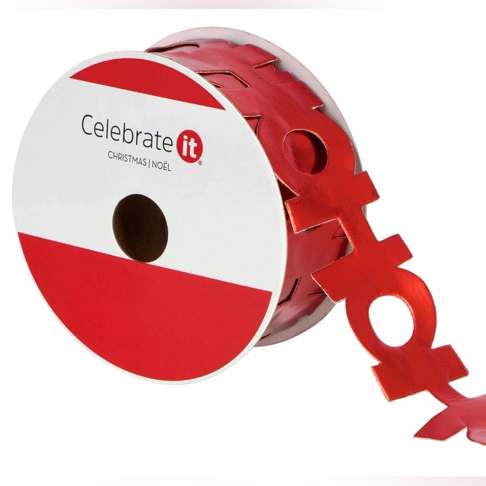 Celebrate it HO HO HO Ribbon 1.5” x 30’
